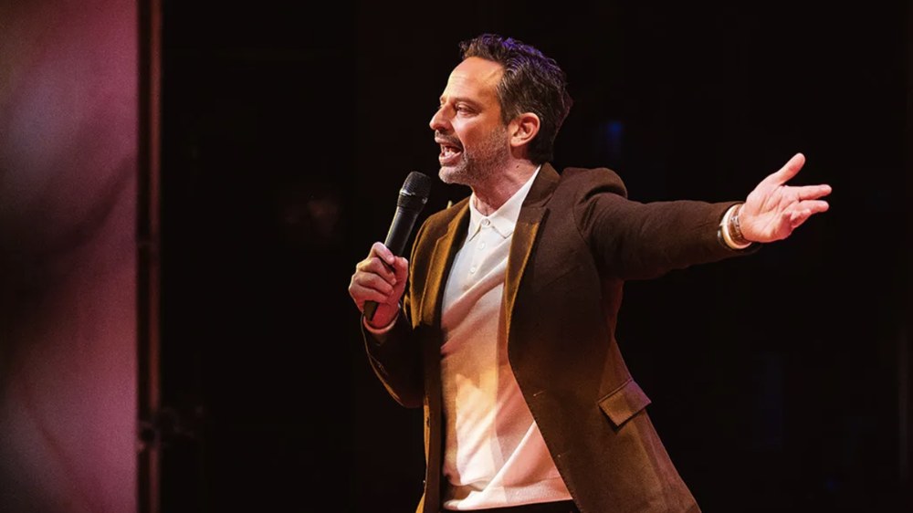 Nick Kroll performing at Comedy vs Cancer